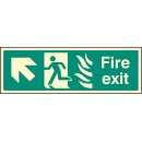 HTM Fire Exit - Arrow Up Left