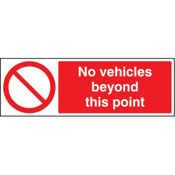 No Vehicles Beyond this Point