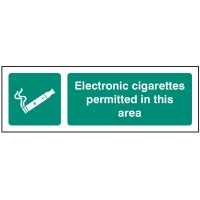 Electronic Cigarettes Permitted in this Area