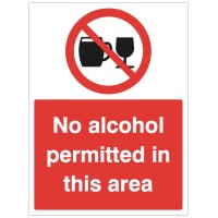 No Alcohol Permitted in this Area