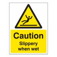 Caution - Slippery When Wet