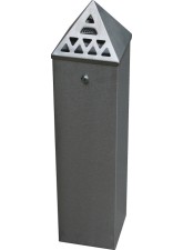 Floor Standing Cigarette Bin (800mm Height)x(200 x 200mm Base)