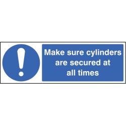 Make Sure Cylinders Are Secure At All Times