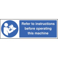 Refer to Instructions Before Operating this Machine