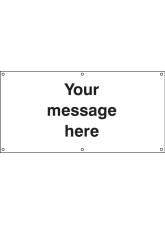 Design Your Own - Banner with Eyelets - 2440 x 1270mm