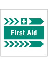 First Aid - Arrow Right - Site Saver Sign