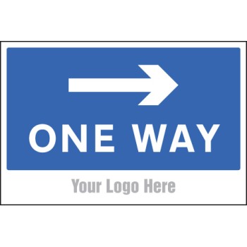 One Way - Arrow Right - Add a Logo - Site Saver