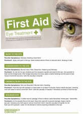 First Aid Eyes - Poster