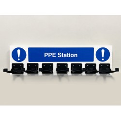 PPE Station - General - 7 Hooks