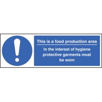 Food Production Area PPE Garments Must be Worn