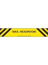 Max Headroom - Reflective Aluminium - 1200 x 150mm 
