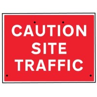 Re-Flex Sign - Caution - Site Traffic