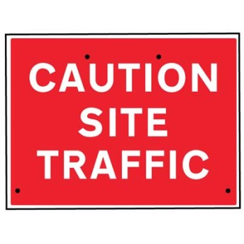 Re-Flex Sign - Caution - Site Traffic