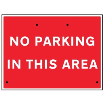 Re-Flex Sign - No Parking in this Area