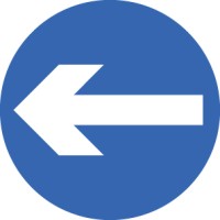 Direction Arrow Left / Right - Class R2 - Permanent 