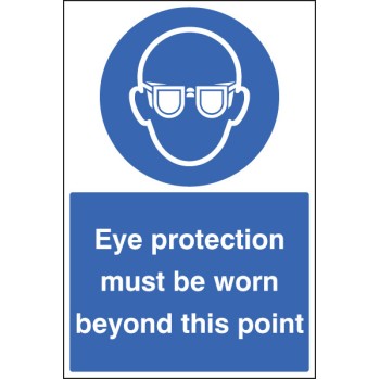 Eye Protection Must be Worn - Floor Graphic