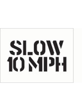 Stencil Kit - Slow 10mph