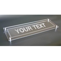 Your Message Here - Visual Impact Sign with Stand-off Locators