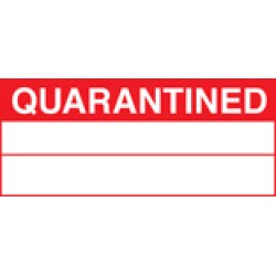 Quarantined - Labels (Roll of 100)