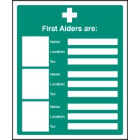 First Aiders Are (Space for 3)