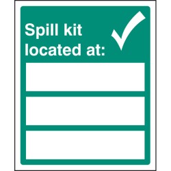 Spill Kit Located At (Space for Details)