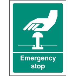 Emergency Stop (White / Green)