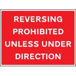 Reversing Prohibited Unless Under Direction