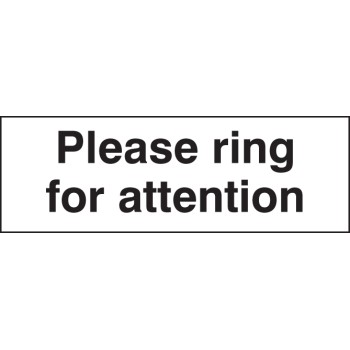 Please Ring for Attention