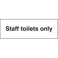 Staff Toilets Only