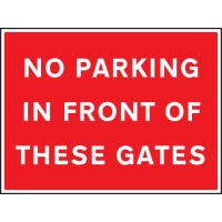 No Parking in Front of these Gates