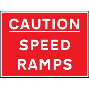 Caution - Speed Ramps