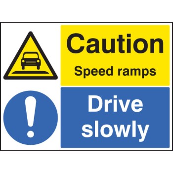 Caution - Speed Ramps - Drive Slowly