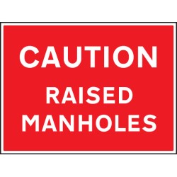 Caution - Raised Manholes