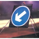 Fold Up Sign - Keep Left